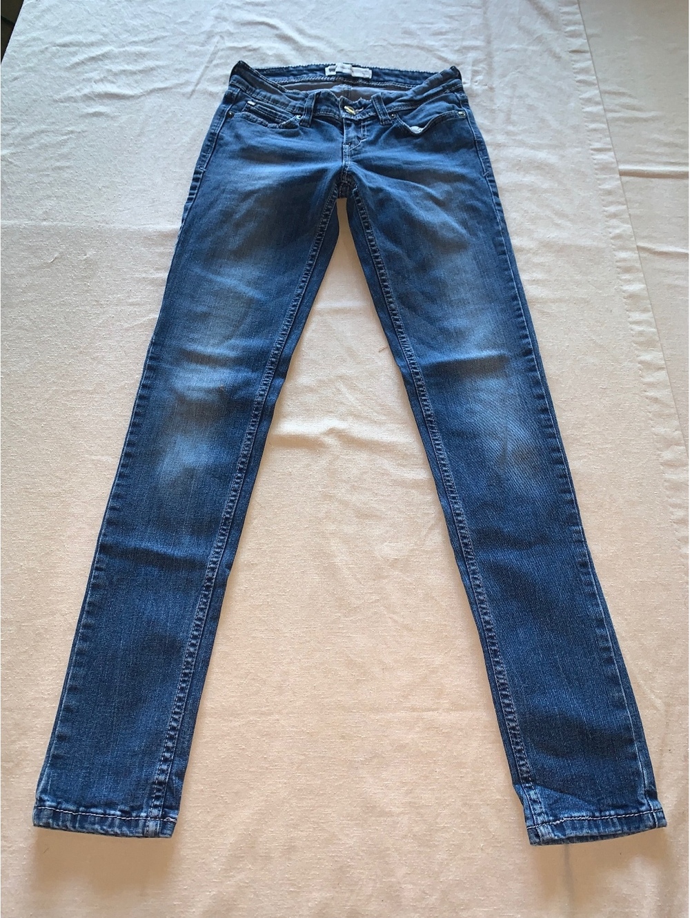 Levi's Demi Curve Low Rise Skinny Jeans Blue